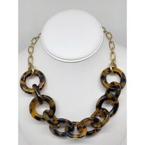 J. Crew Tortoise Link Necklace